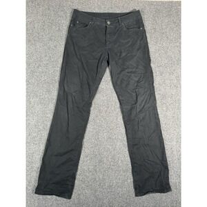 James Perse Pants Mens 33‎ BlackButton Fly 5 Pocket Heavy Poplin Cotton Denim